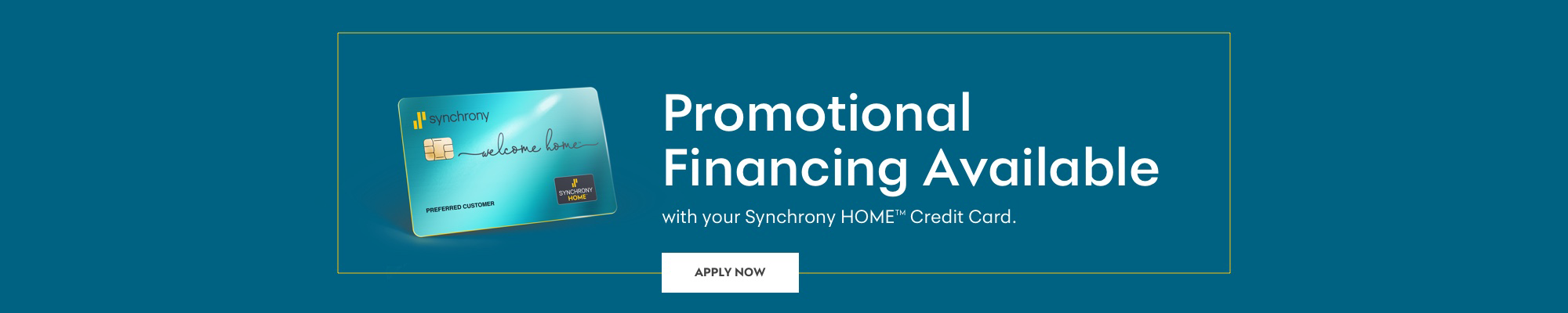 Synchrony Financing Banner
