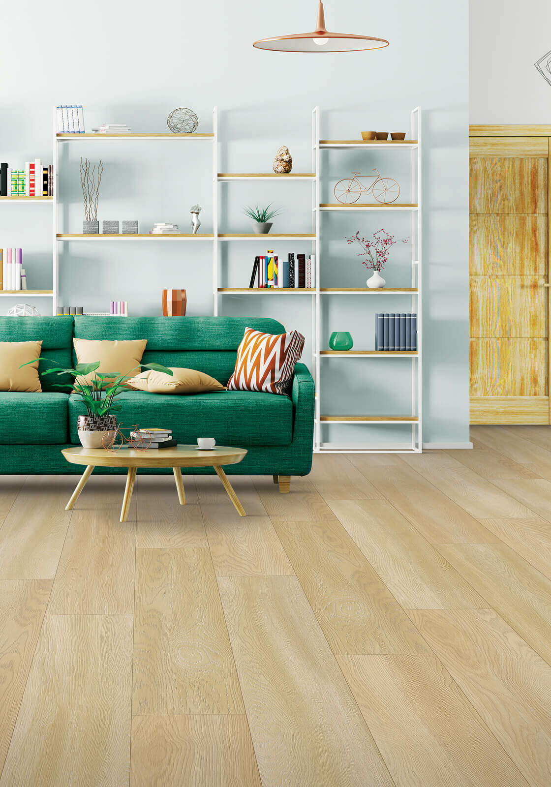 Living room flooring | Panter's Hardwood Floors & More